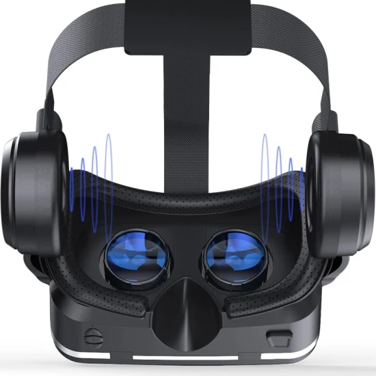 Sc-G04e Factory Price 360 Surrounded Hi-Fi Stereo Headphone 3D Virtual Reality Vr Headset Virtual Reality Glasses