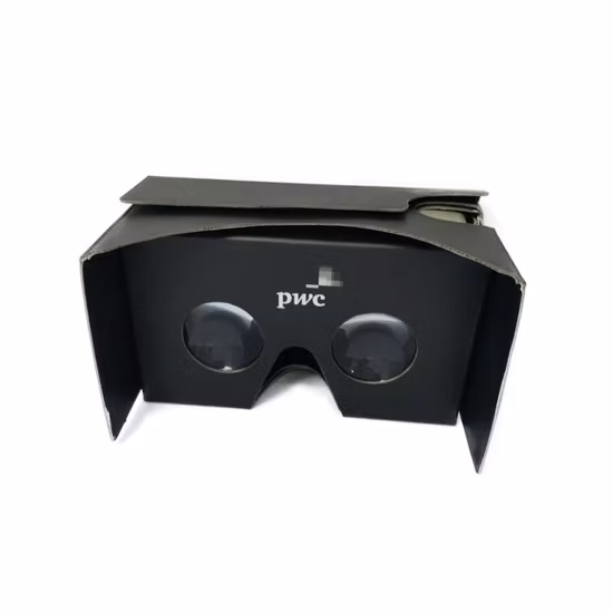 Small Vr Glasses 3D Paper Box Glasses Easy Installation Vr Glasses Virtual Reality Glasses