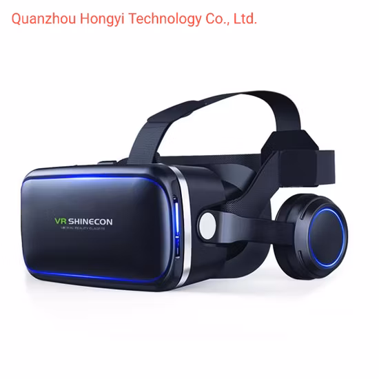 2022 New Product Virtual Reality Shinecon Video Glasses Headset 3D Vr Glasses Case Box for Google Cardboard Smart